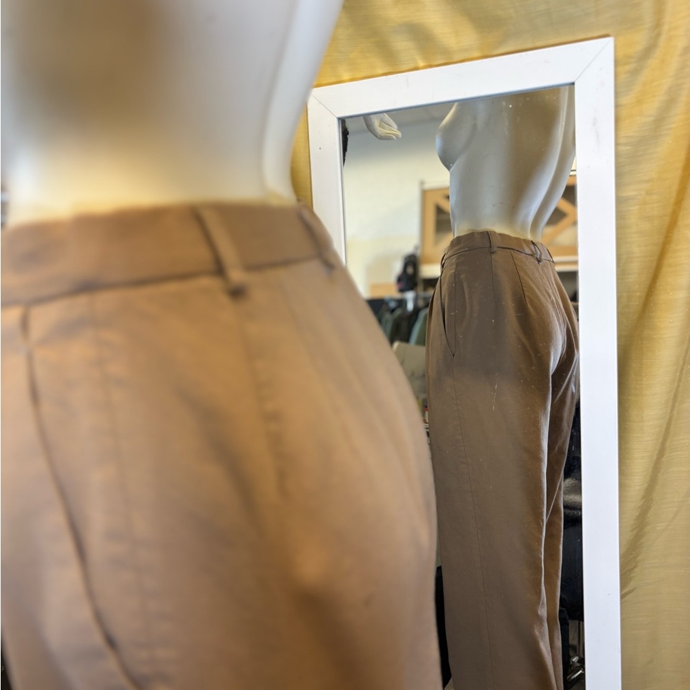 Pendleton Beige Women's Pleated Wool Trousers - image 5